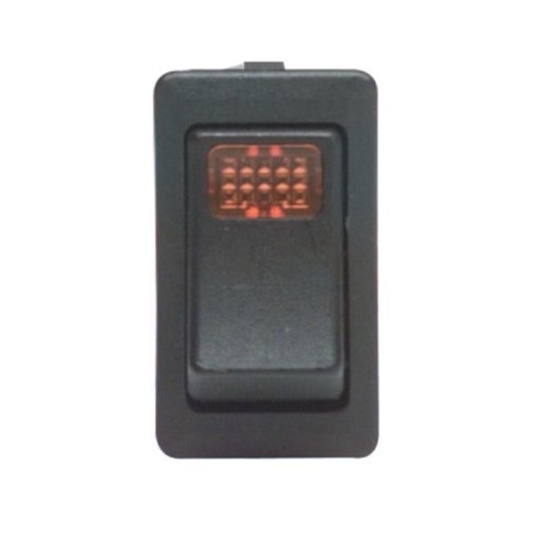 ROCKER SWITCH:  ILLUMINATED, 12VDC, SPST, Ecco Safety Group, Mfr#: A9901